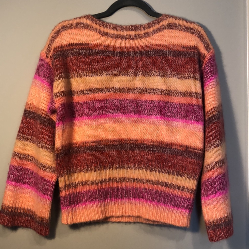 J.Crew Multi Bright Crewneck Knit Sweater NWT - Picture 6 of 10